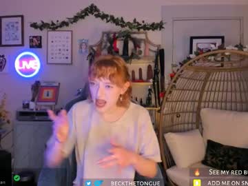 Beckthetongue live cam preview — HD — hairy — age 30